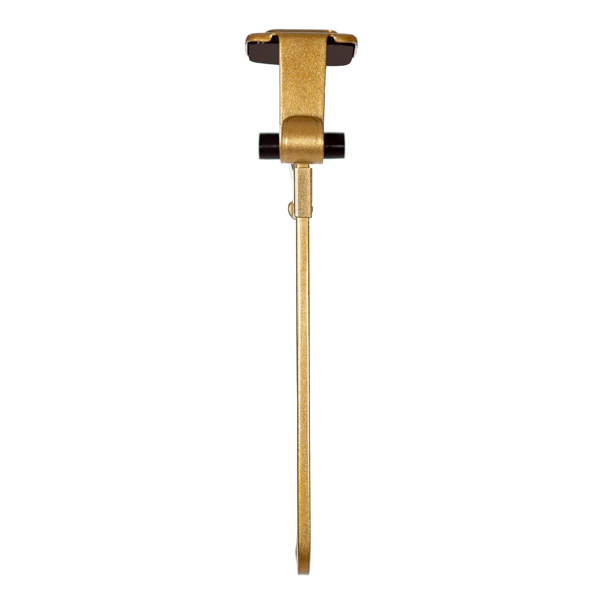 Gold Mantel Garland & Christmas Stocking Holder, 2ct.